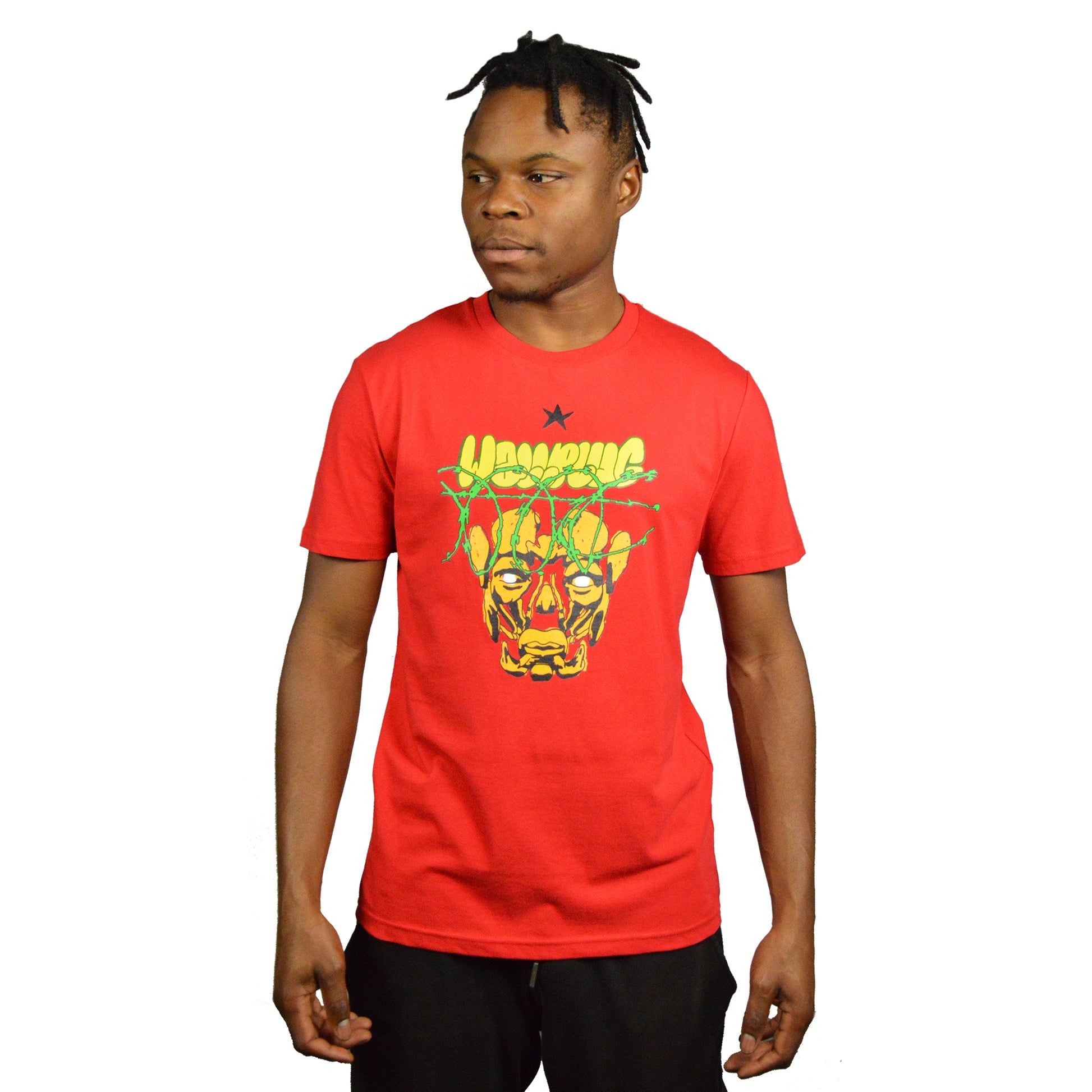 FACE MUSCLE red tee